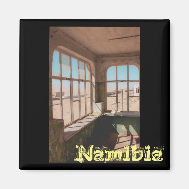 Kolmanskop Namibia Desert Town Landscape Magnet (Devant)