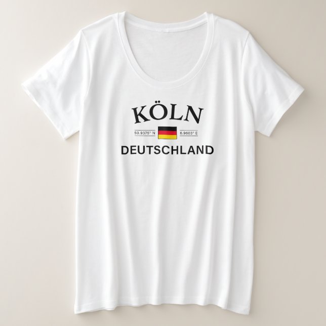 Koln (Cologne) Deutschland coordonne allemand (Design devant)