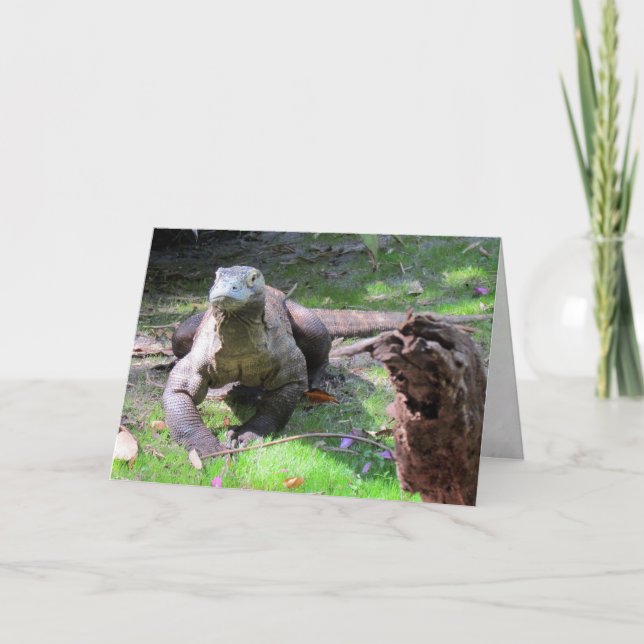 Komodo Dragon (0606) - Carte de voeux (Devant)