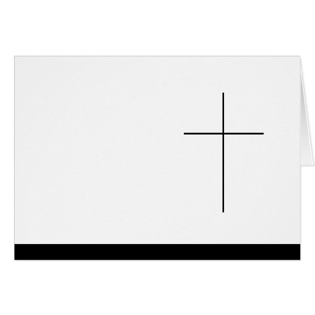 Kondolenzkarte (Devant horizontal)