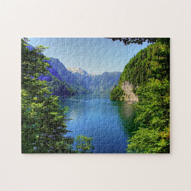 Königssee Bavière Allemagne. Puzzle (Horizontal)