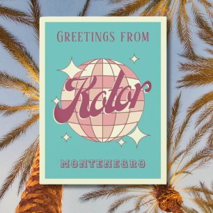 Kontor Monténégro vacances Retro Vintage Carte pos