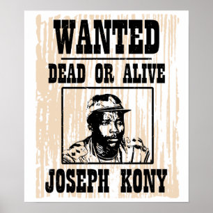 Kony 2012 Joseph Kony Poster Recherché