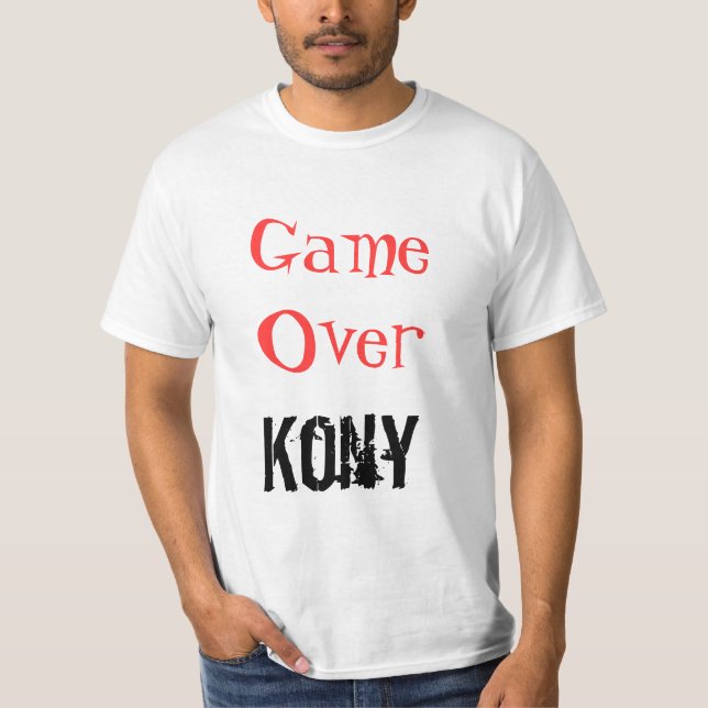Kony Game Over Kony T-shirt (Devant)