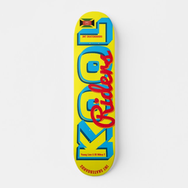 KOOL RIDERS JMT 7 3/4" Skateboard Deck (Devant)