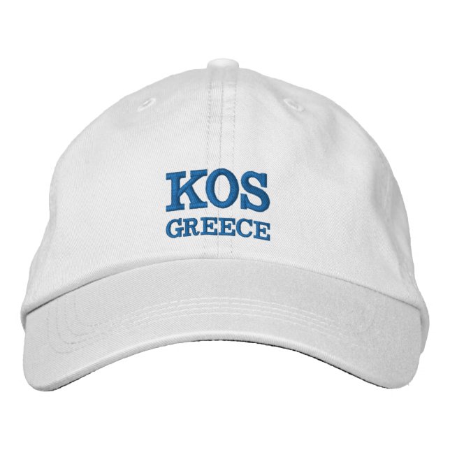 Kos Island Grèce Casquette personnalisé (Devant)