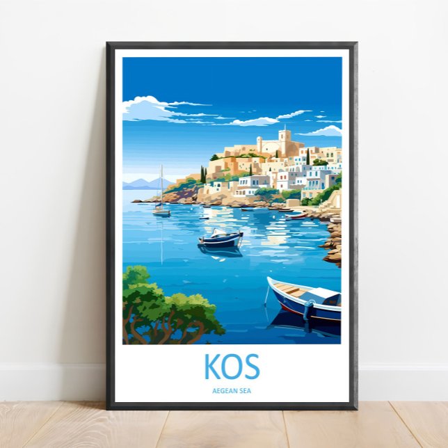 Kos Voyage Impression sur toile Kos Décoration mur (Créateur téléchargé)