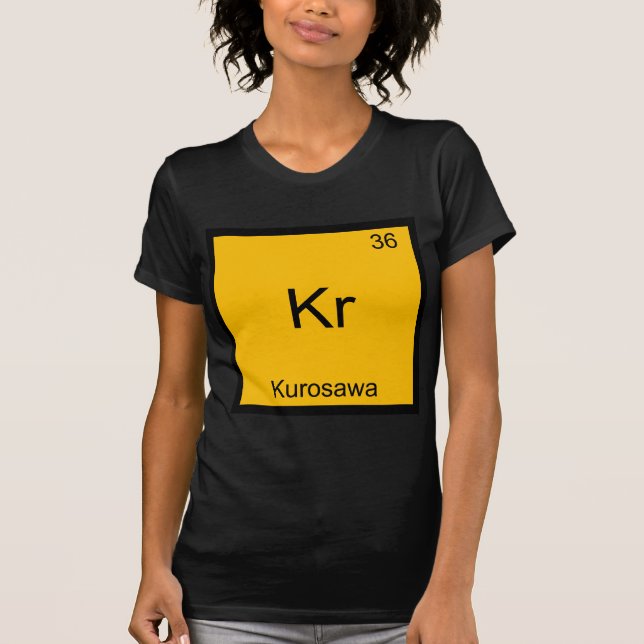 Kr - Kurosawa T-shirt symbole d'élément de chimie  (Devant)