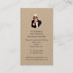 Kraft  AJOUTER UNE PHOTO OU UN LOGO  Carte de visi