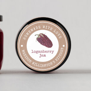 kraft fait maison avec amour   Étiquette de confit