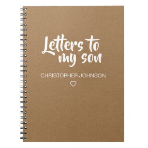 Kraft Letters to My Son Journal