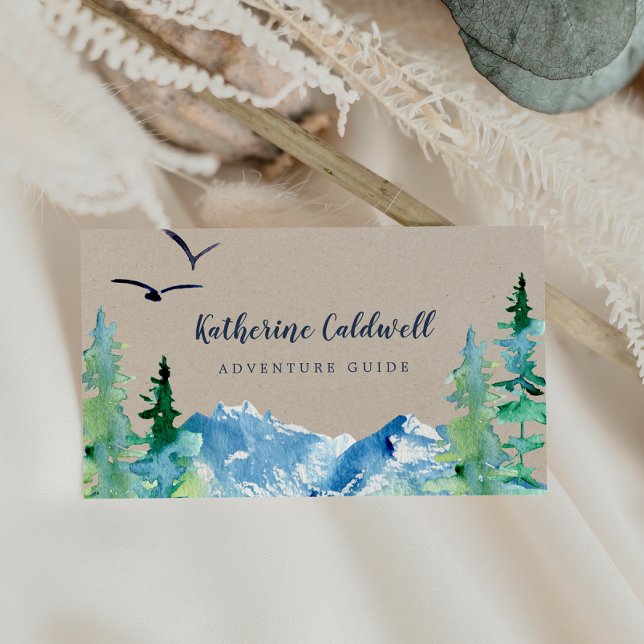 Kraft Rocky Mountain Adventure Guide Carte de visi (Créateur téléchargé)