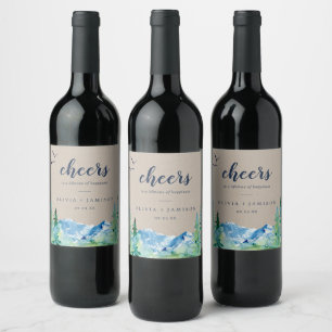 Kraft Rocky Mountain Bravo Étiquettes Mariage du v