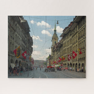 Kramgasse Street Berne Suisse Jigsaw Puzzle