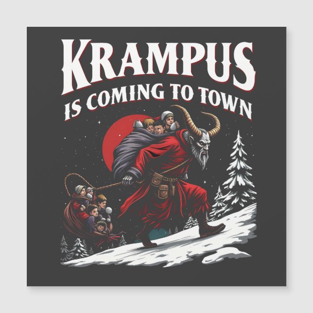 Krampus arrive en ville Krampus Noël  (Devant)