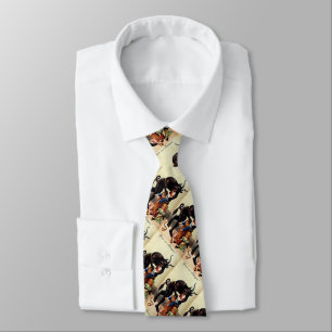 Krampus Enfants en panier Vacances Noël cravate