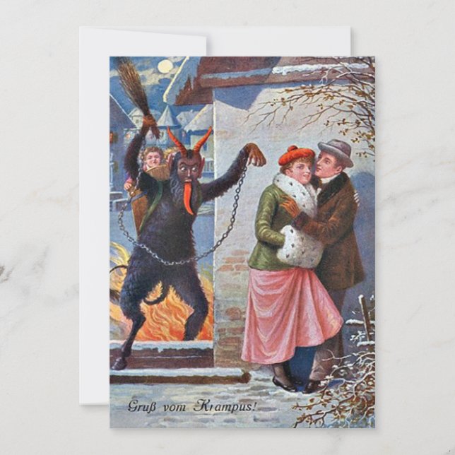 Krampus Punissant les mauvais adultes (Devant)