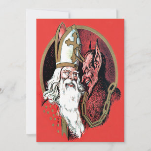 Krampus Saint Nicolas rouge