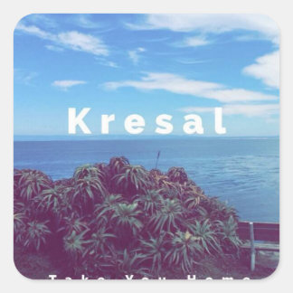 Kresal Emmenez-vous autocollant à la maison
