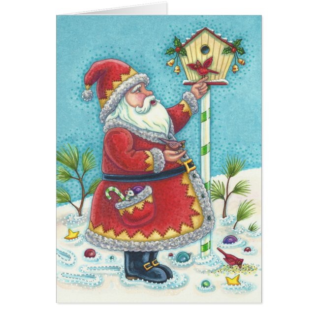 KRIS KRINGLE & CARDINAL CHRISTMAS GREELETTE B (Devant)