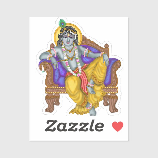 Krishna Sticker (Feuille)