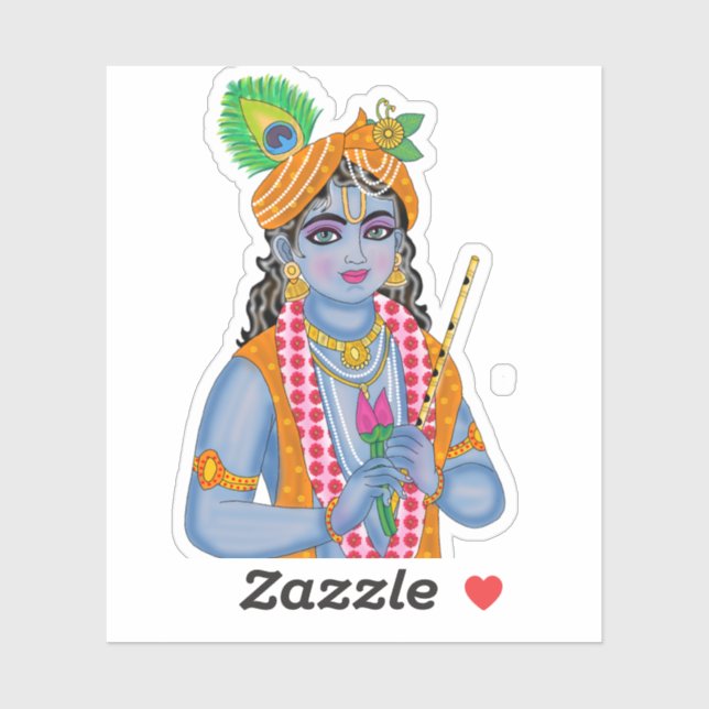 Krishna Stickers (Feuille)