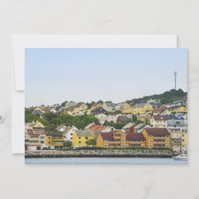 Kristiansund Met Norvège Carte (Devant)
