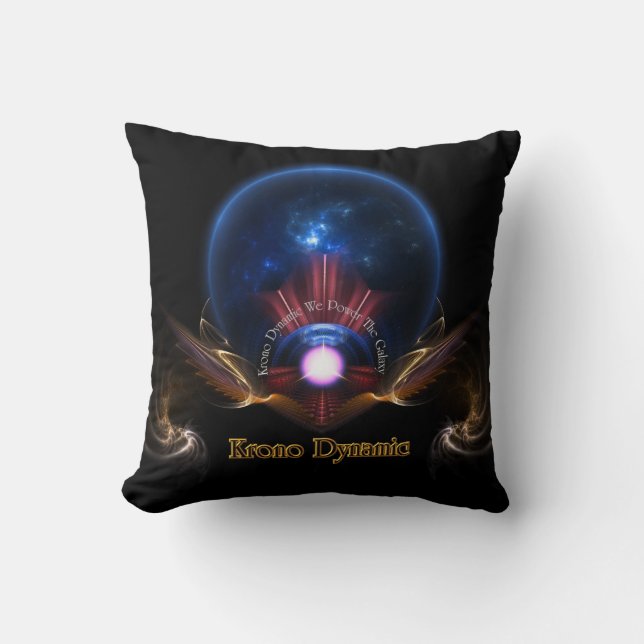 Krono Dynamic Fractal Art Coussin décoratif (Recto)