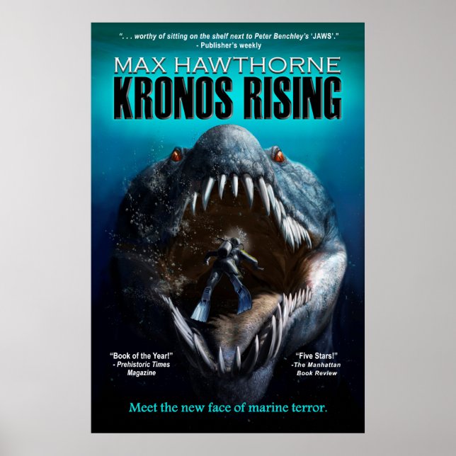 KRONOS RISING New COVER DESIGN Poster - DENTS! (Devant)