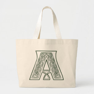 KRW - A - Sac fourre-tout décoré d'un monogramme