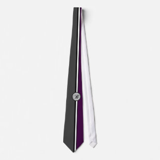 KRW - B - Cravate décorée d'un monogramme