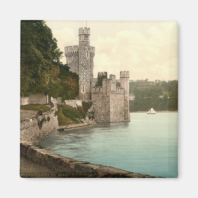 KRW Blackrock Castle Comté Cork Magnet Vintage (Devant)