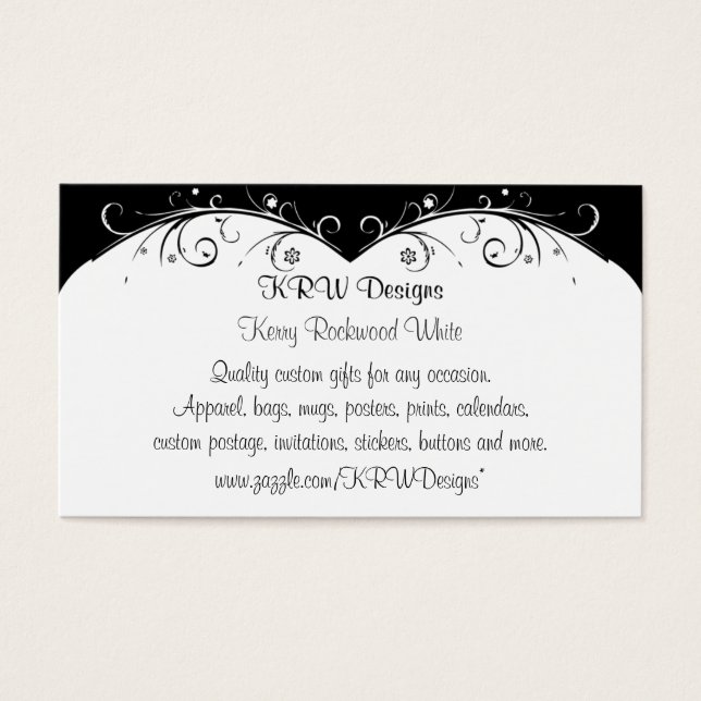 KRW conçoit des Cartes de visite2 (Devant)