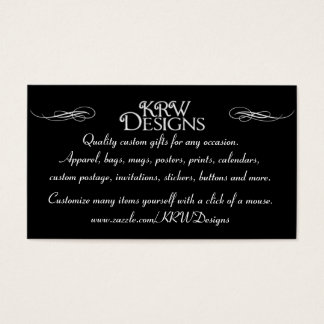 KRW Designs Carte de visite
