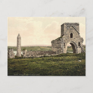 KRW Devenish Island Ruines Irlande Carte postale V