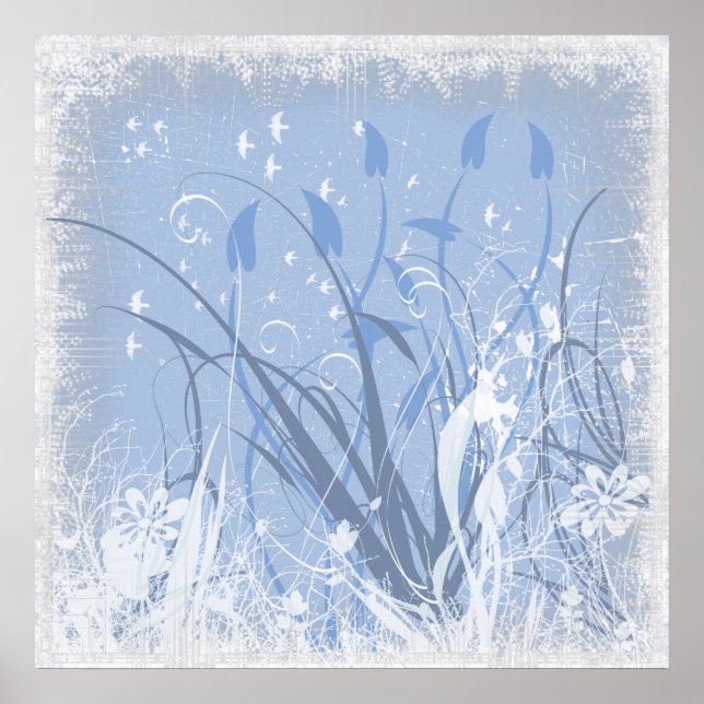 KRW Grunge in Blue Take 2 Poster (Devant)