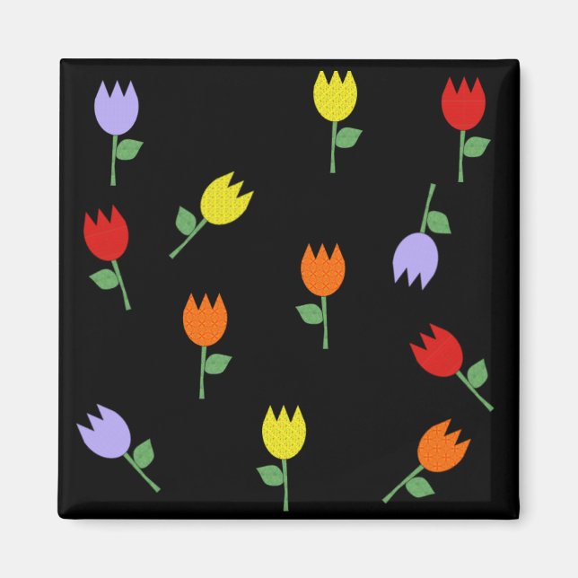 KRW Magnet de jolies tulières (Devant)