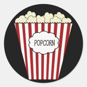 KRW Movie Theatre Sticker Popcorn