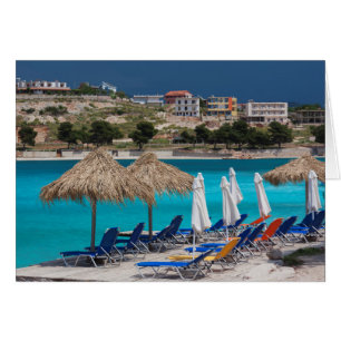 Ksamil, le front de mer de la ville