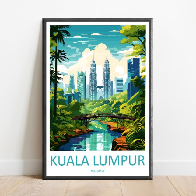 Kuala Lumpur décoration murale d'impression de voy (Créateur téléchargé)