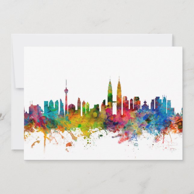 Kuala Lumpur Malaisie Skyline (Devant)