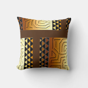 Kuba Culture • Coussin de jet géométrique Afrocent