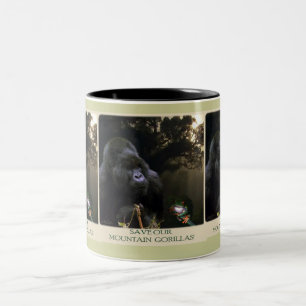 Kunga Mountain Gorilla Partisan de la faune Mug