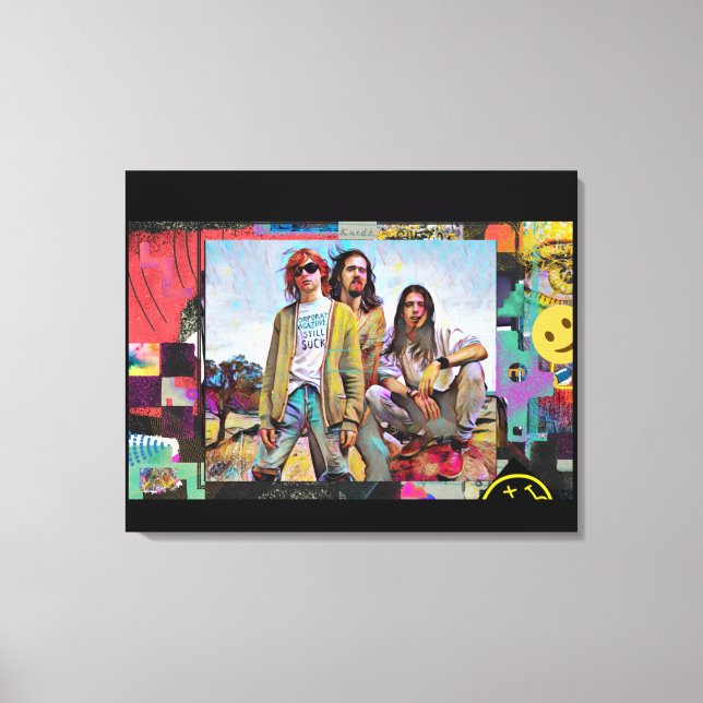 Kurt, Dave & Krist - Impression sur toile (Recto)