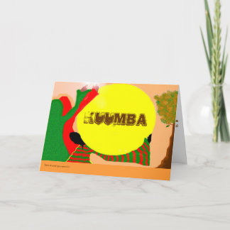 KWANZA   - CARTE DE VOEUX