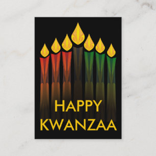 kwanzaa bougies invitations de fête