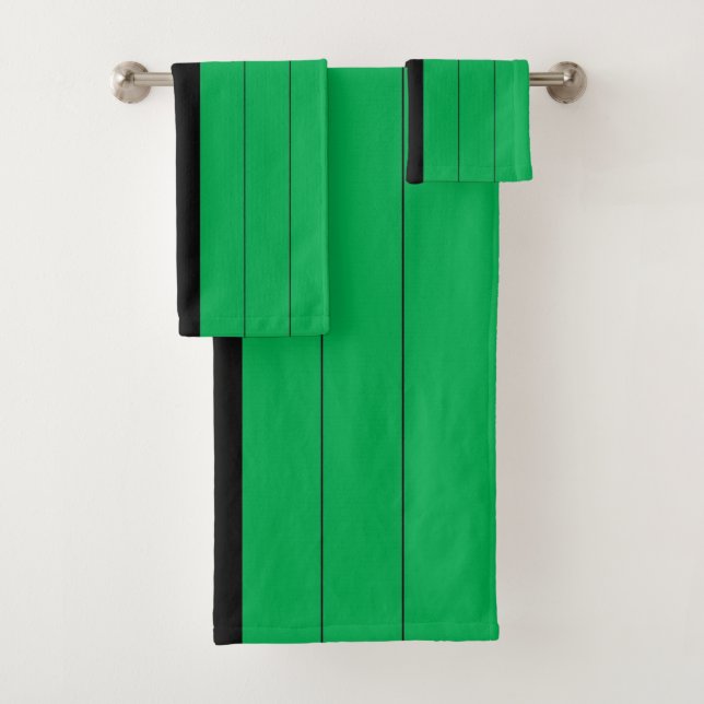 Kwanzaa Rouge Noir Vert Kinara Motif rayé (En situation)