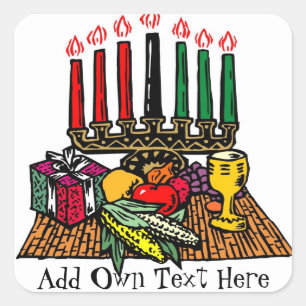 Kwanzaa Symboles Stickers Favoriser Cadeaux Person
