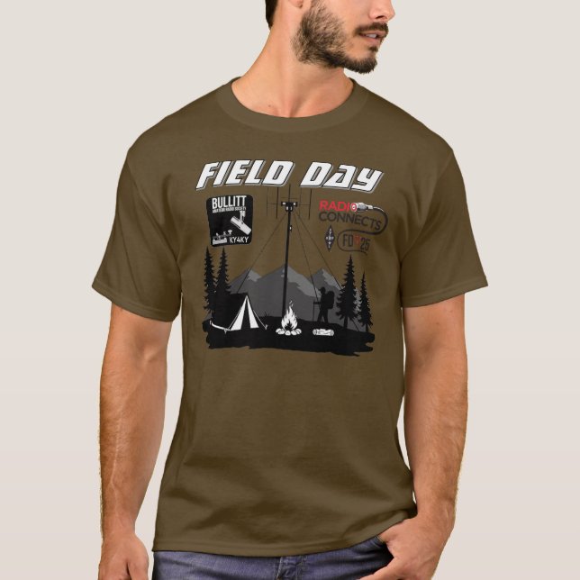 KY4KY B.A.R.S ARRL Field Day '25 T-Shirt (Devant)
