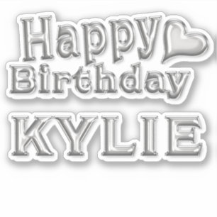 Kylie Happy Birthday Autocollants